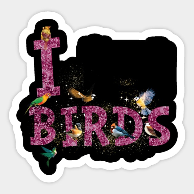 I Take Photo Birds Costume Gift Sticker by Pretr=ty